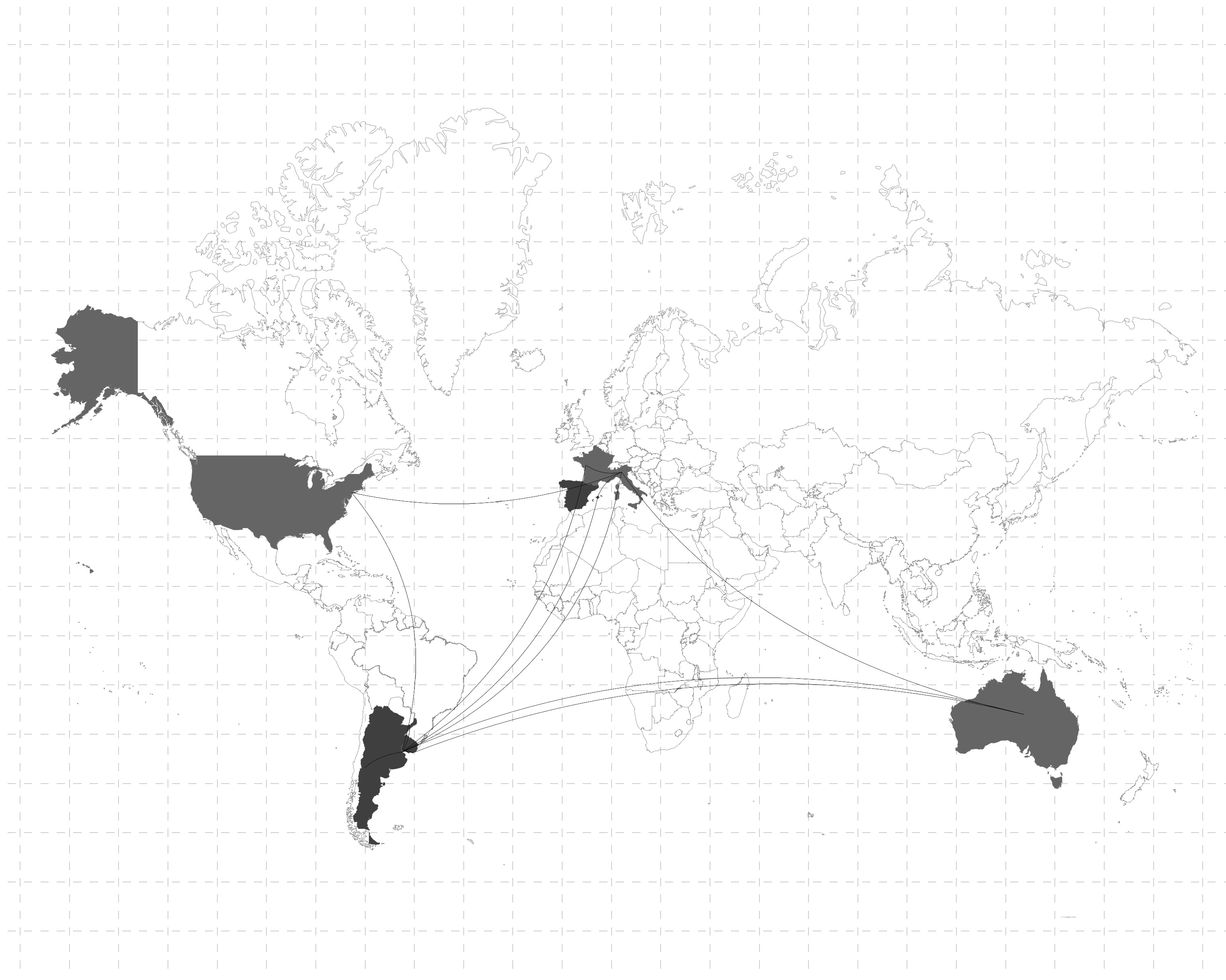 Studio location map